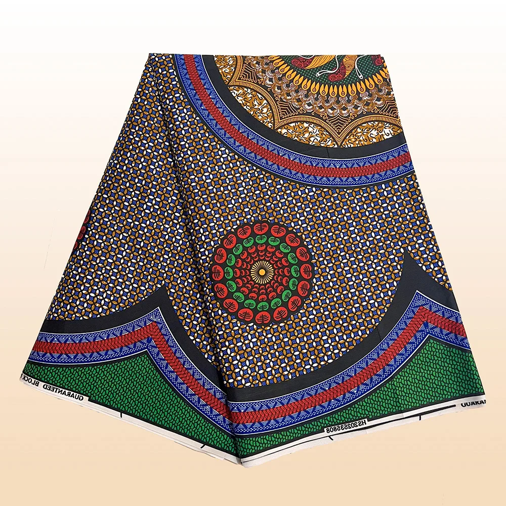 New Hot Sale African Wax Fabric Nigerian Ankara Block Prints Batik High Quality Sewing Cloth New Hot Sale African Wax Fabric Nigerian Ankara Block Prints Batik High Quality Sewing Cloth